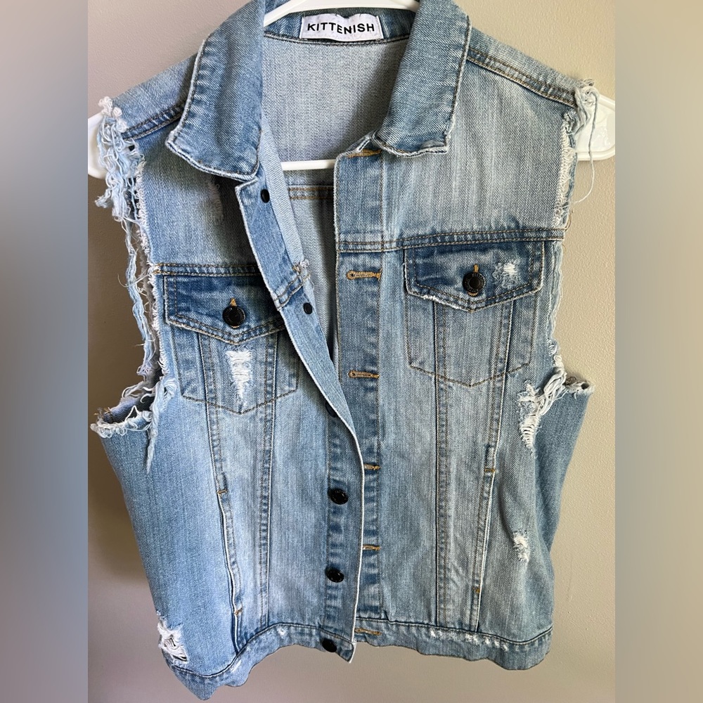 Kittenish | Jean Vest